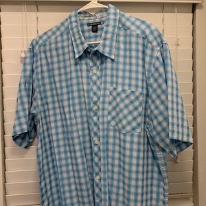 Quicksilver, men’s XXL, button down, short sleeve shirt